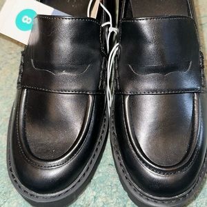 Black platform shoes